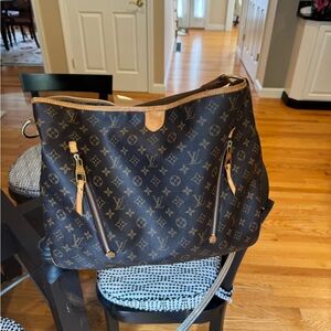 Louis Vuitton Brown Monogram Hobo Bag
